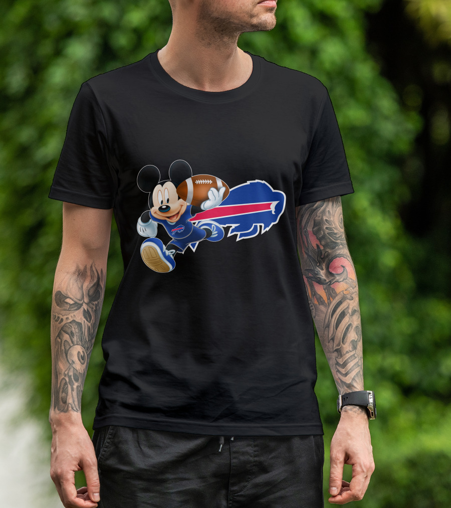 Mickey Mouse Buffalo Bills Football T-Shirt
