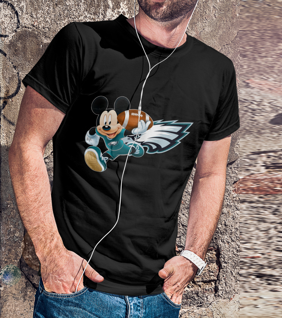 Mickey Fe Philadelphia Eagles Football Running Back T-Shirt
