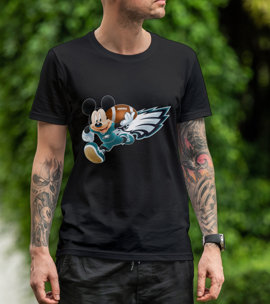 Mickey Fe Philadelphia Eagles Football Running Back T-Shirt