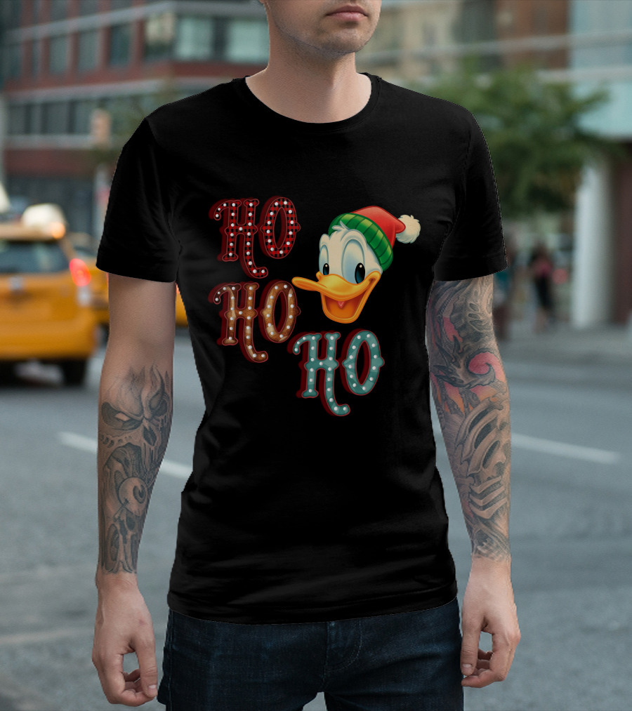 Ho Ho Ho Donald Christmas Hat T-Shirt