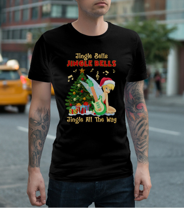 Jingle Bells Tinkerbell Christmas Magic Jingle All The Way T-Shirt