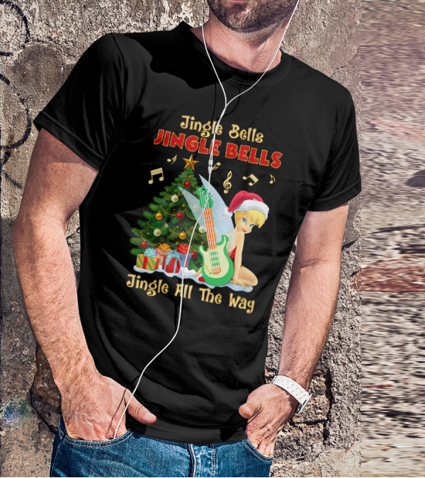 Jingle Bells Tinkerbell Christmas Magic Jingle All The Way T-Shirt
