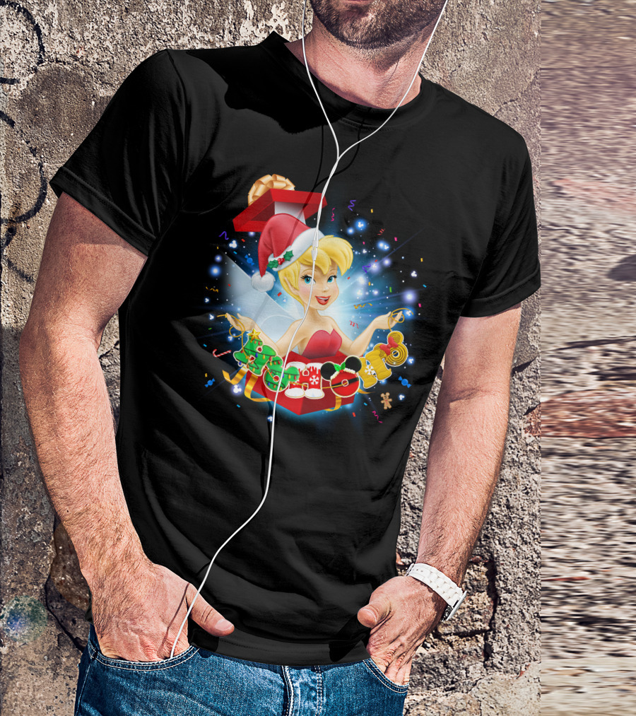 Tinkerbell Christmas Lights Magic T-Shirt