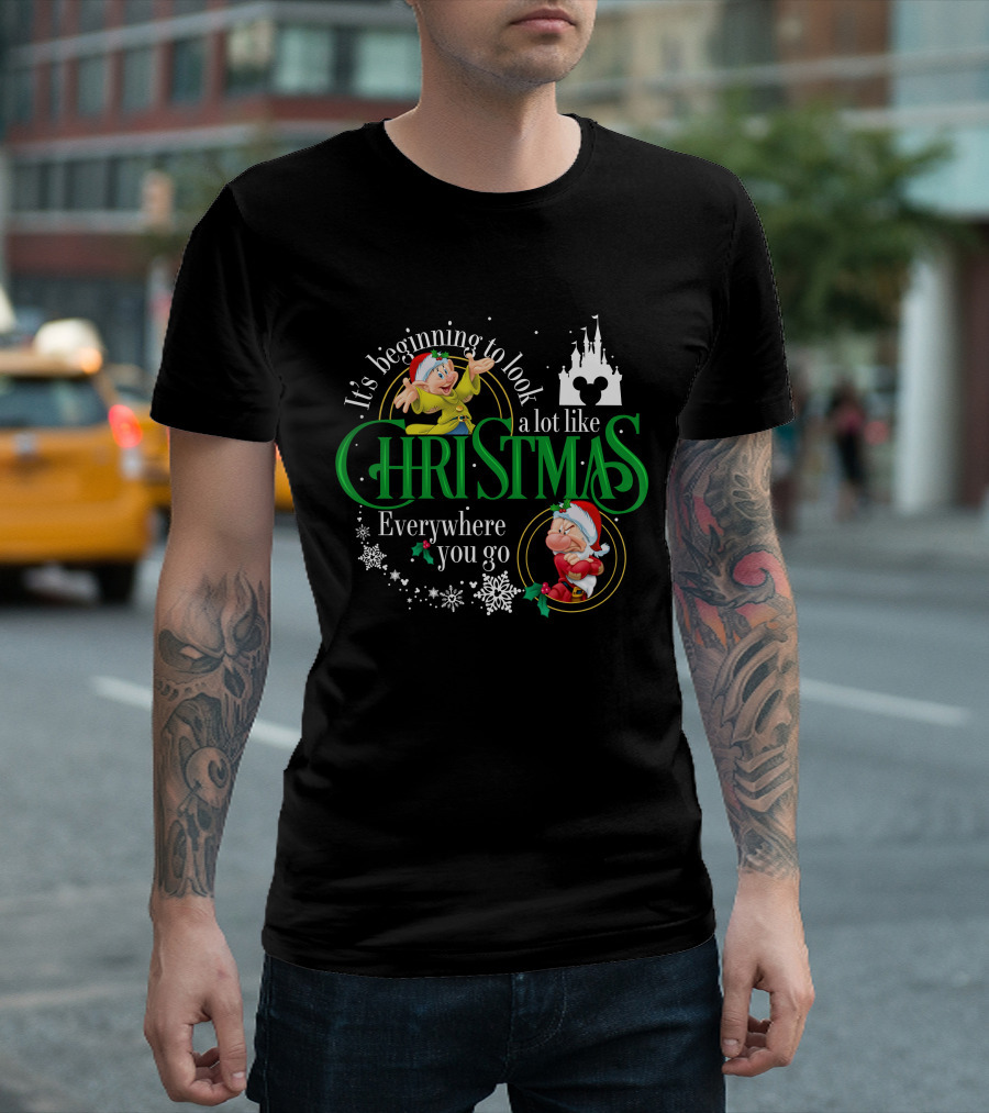 It's Beginning To Look A Lot Like Christmas Everywhere You Go T-Shirt