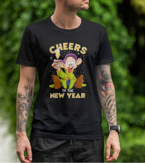 Cheers To The New Year Dp Champagne T-Shirt