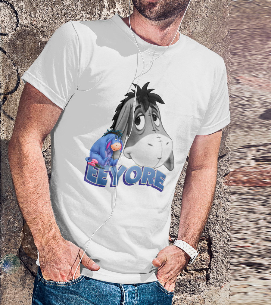 Eeyore Blue And Gray Character Disney T-Shirt