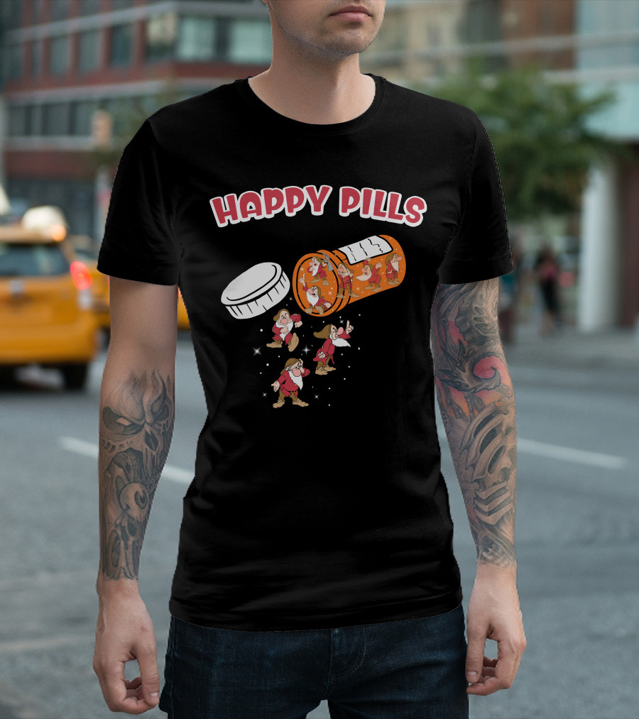 HAPPY PILLS Grumpy Seven Dwarfs T-Shirt