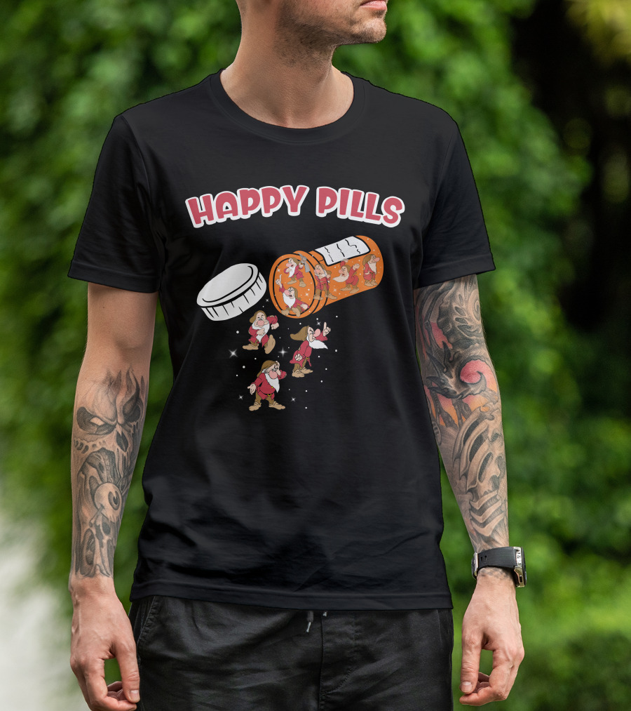 HAPPY PILLS Grumpy Seven Dwarfs T-Shirt