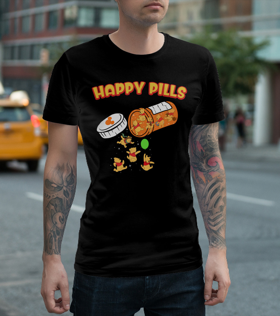 HAPPY PILLS POOH Balloon Fun T-Shirt