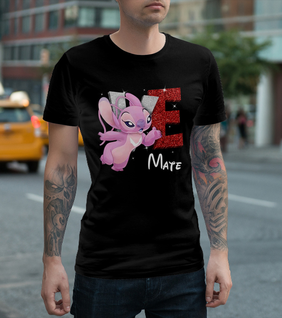 Love Mate Angel Experiment 624 Sparkle T-Shirt