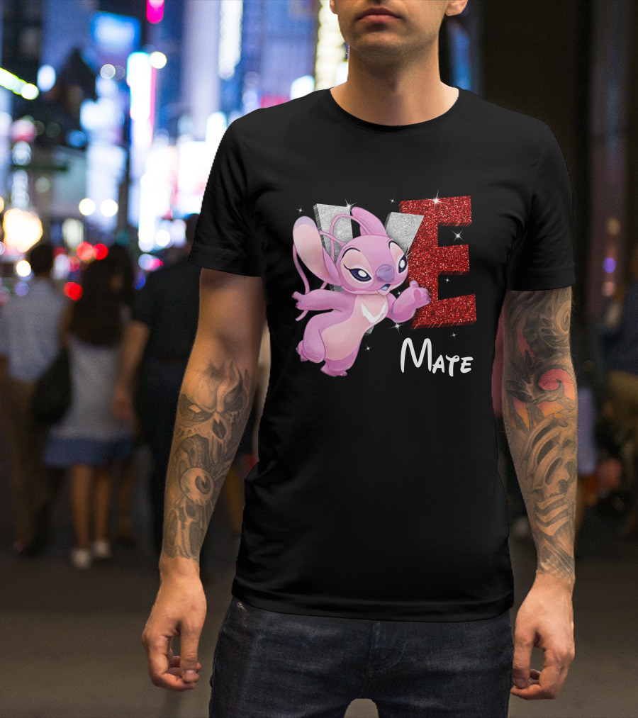 Love Mate Angel Experiment 624 Sparkle T-Shirt