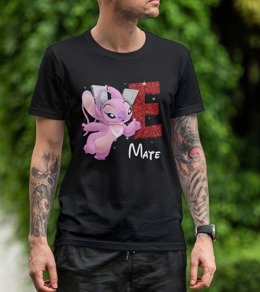 Love Mate Angel Experiment 624 Sparkle T-Shirt