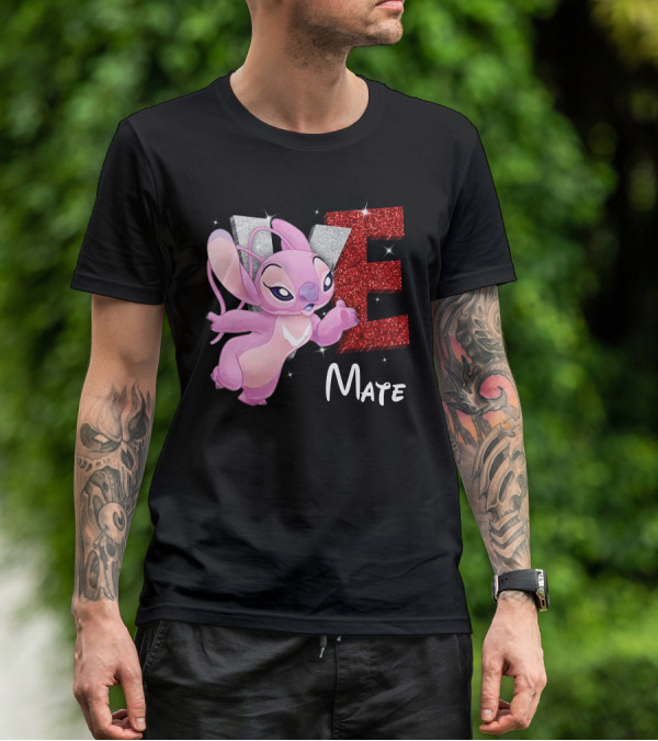 Love Mate Angel Experiment 624 Sparkle T-Shirt