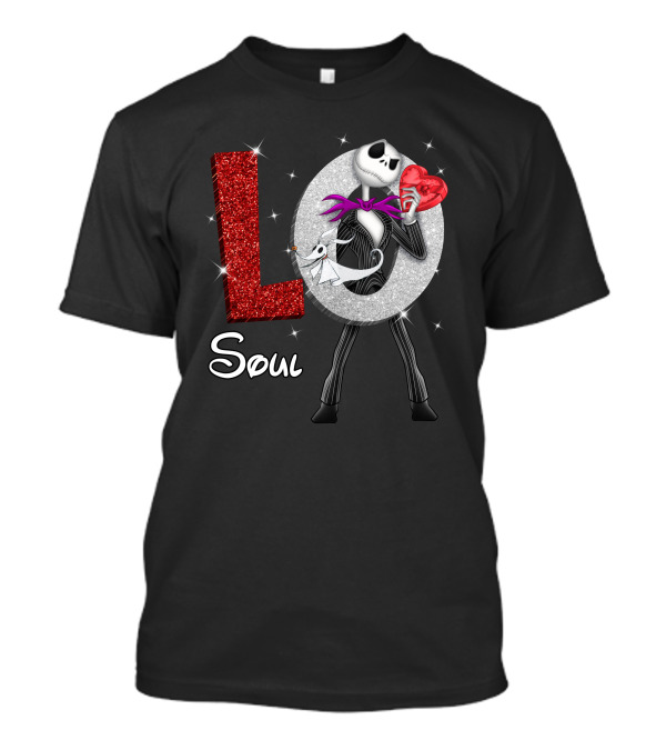 Soul Love Jack Skellington Zero Heart T-Shirt