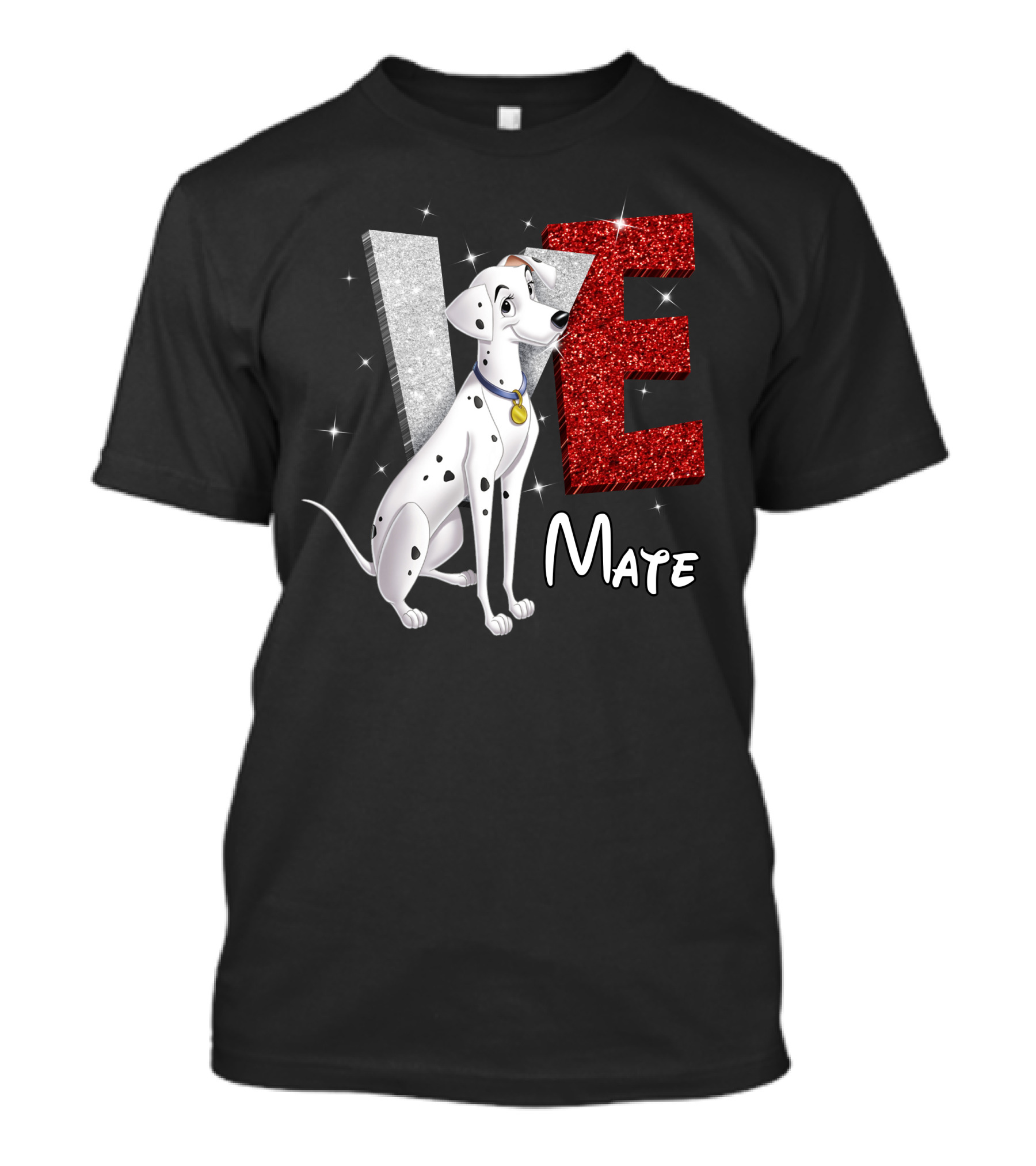 Perdita Love Mate Dalmatian Sparkle T-Shirt