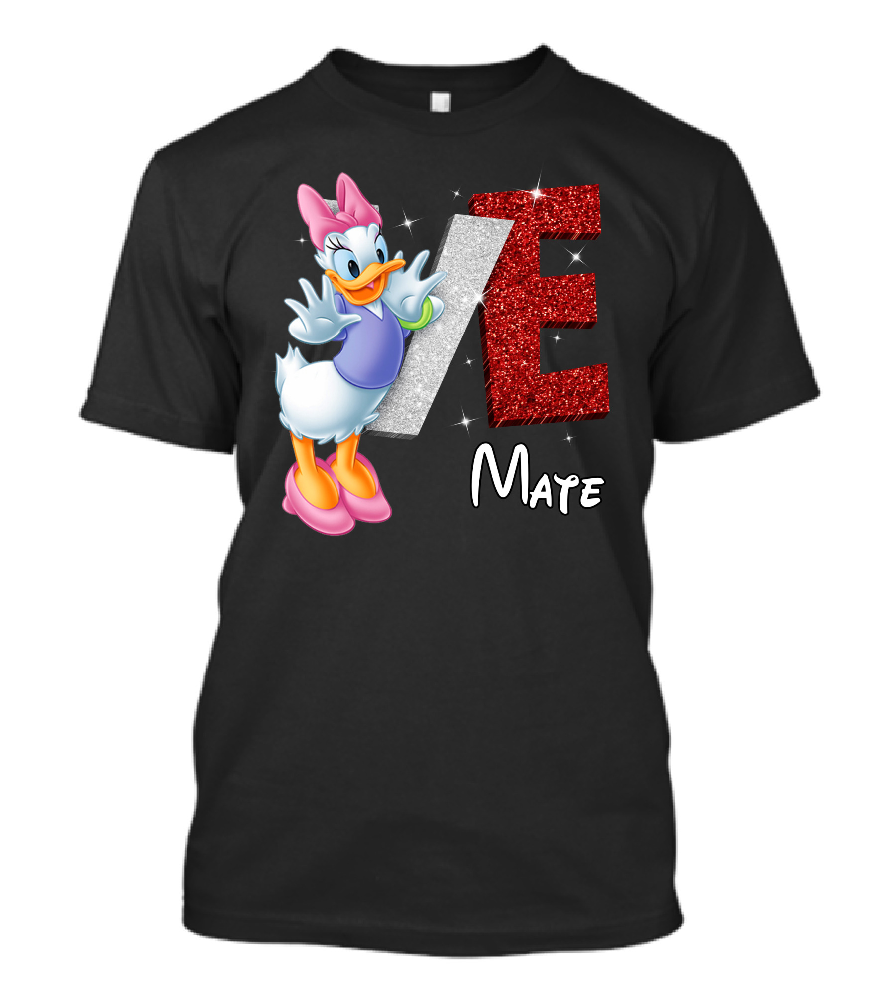 Daisy Duck Love Mate Sparkling Style T-Shirt
