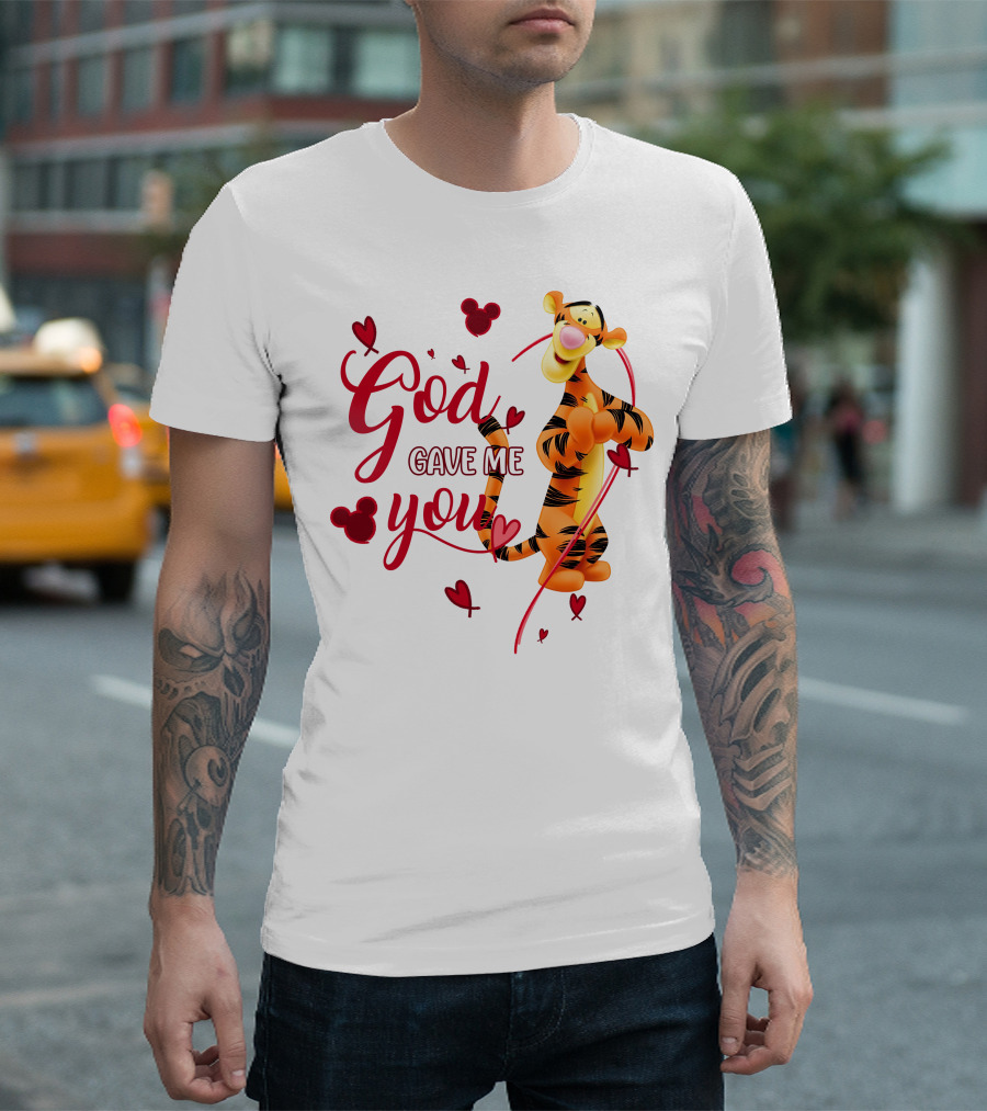 God Gave Me You Tigger Hearts Disney T-Shirt