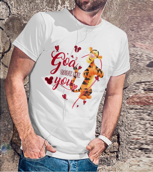 God Gave Me You Tigger Hearts Disney T-Shirt