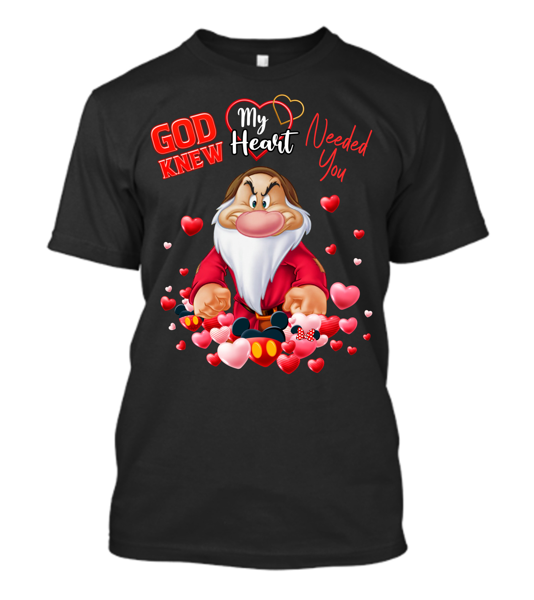 God Knew My Heart Needed You Grumpy Hearts Disney T-Shirt