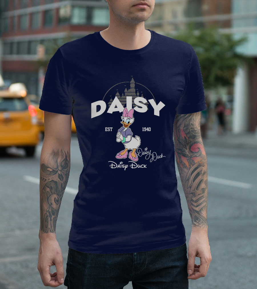 Daisy Duck Est 1940 Disney Character Vintage Style T-Shirt