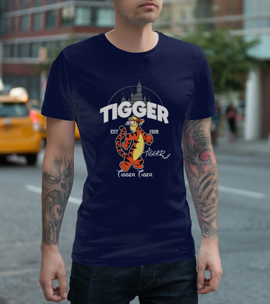 Tigger Tiger Castle Est 1928 T-Shirt