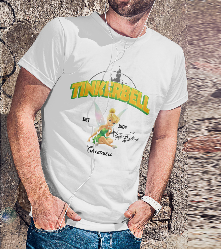 Tinkerbell Est 1904 Castle Wings T-Shirt