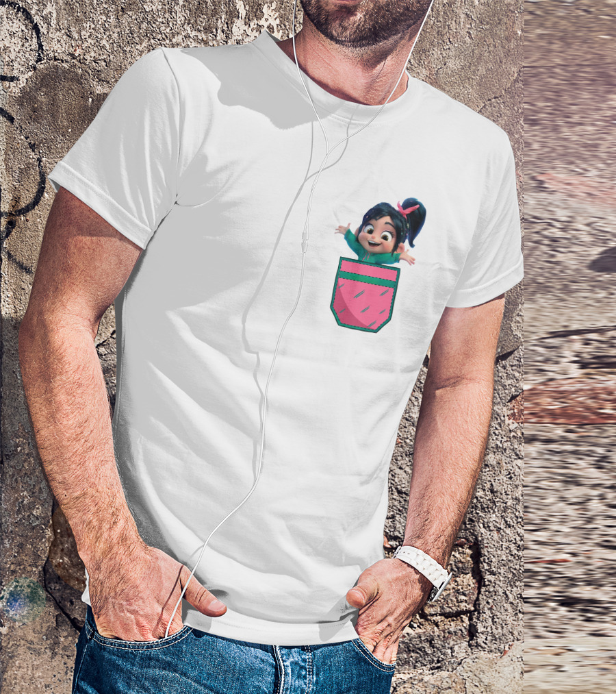 Vanellope Von Schweetz Pocket Character T-Shirt