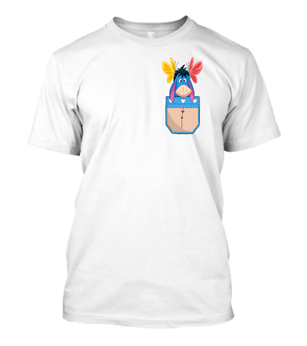 Eeyore In Floral Pocket Patchadorable T-Shirt