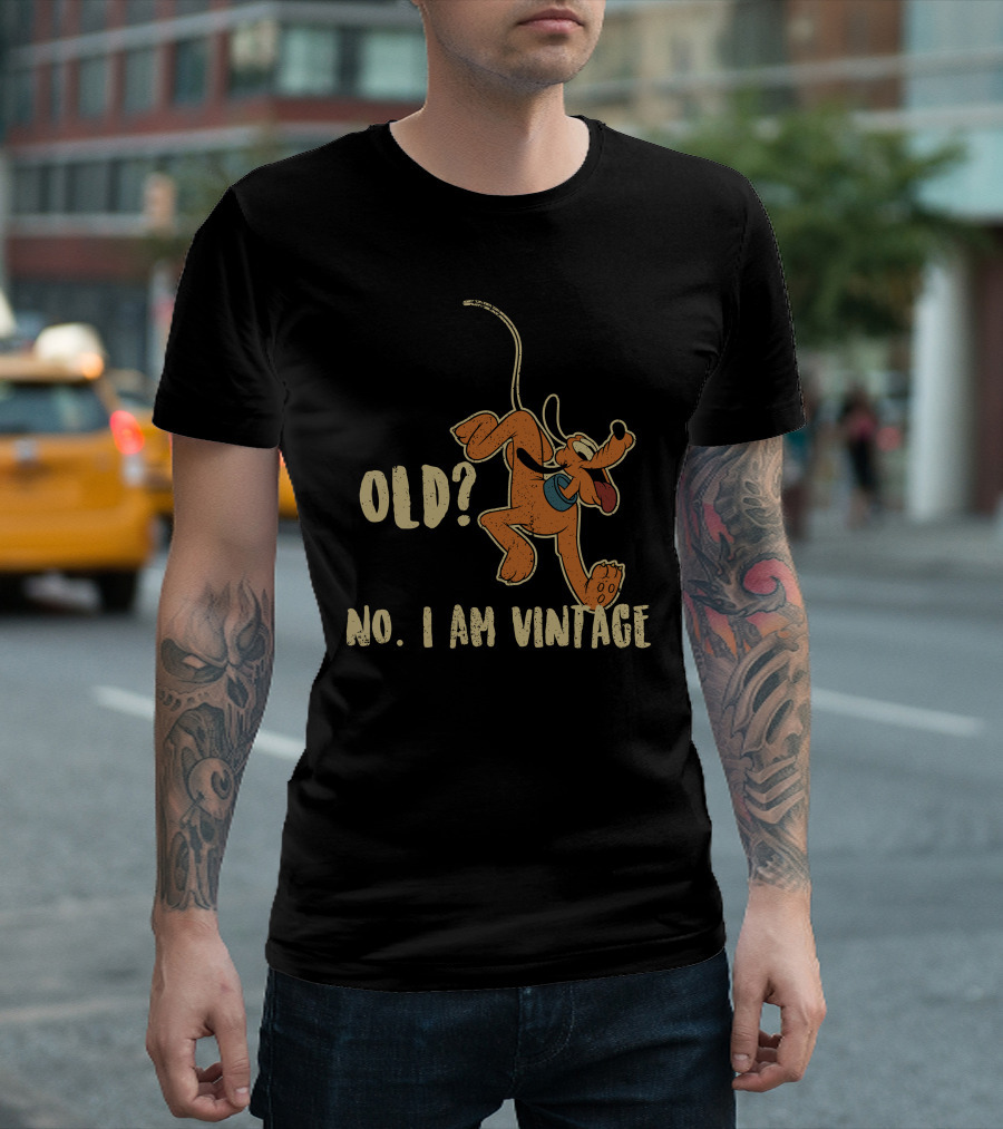 Pluto Old? No I Am Vintage T-Shirt
