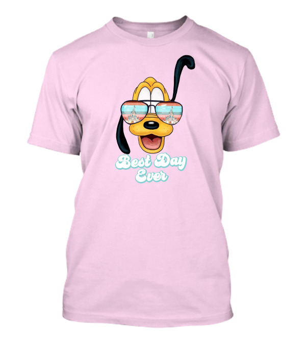 Pluto Sunglasses Best Day Ever T-Shirt