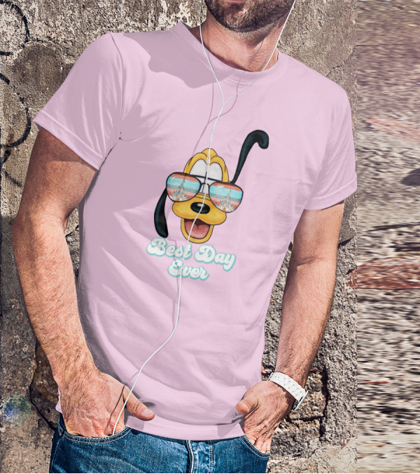 Pluto Sunglasses Best Day Ever T-Shirt