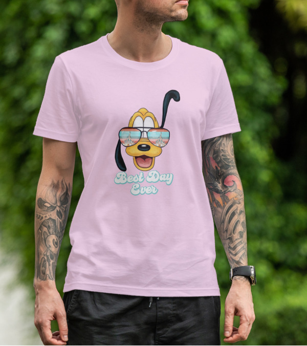 Pluto Sunglasses Best Day Ever T-Shirt