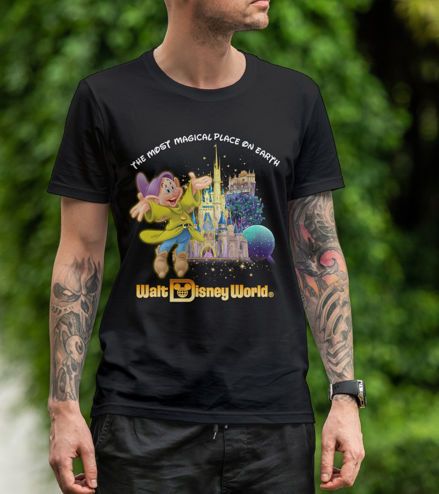 Dopey The Most Magical Place On Earth Walt Disney World T-Shirt