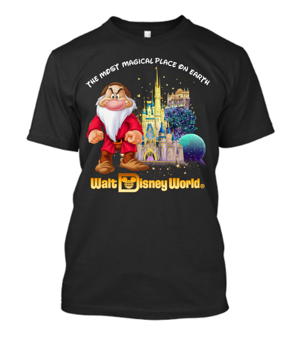 The Most Magical Place On Earth Grumpy Walt Disney World T-Shirt
