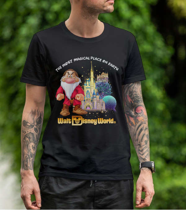 The Most Magical Place On Earth Grumpy Walt Disney World T-Shirt