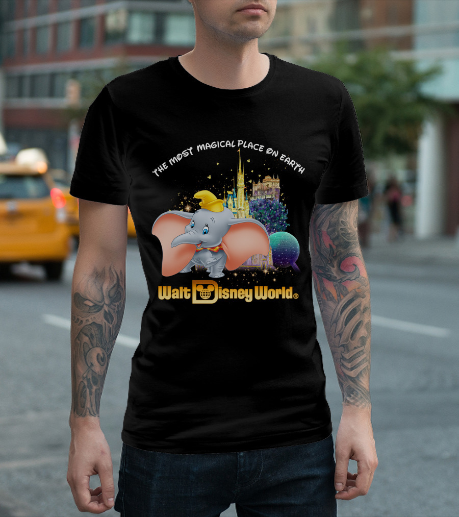 Walt Disney World Dumbo The Most Magical Place On Earth T-Shirt