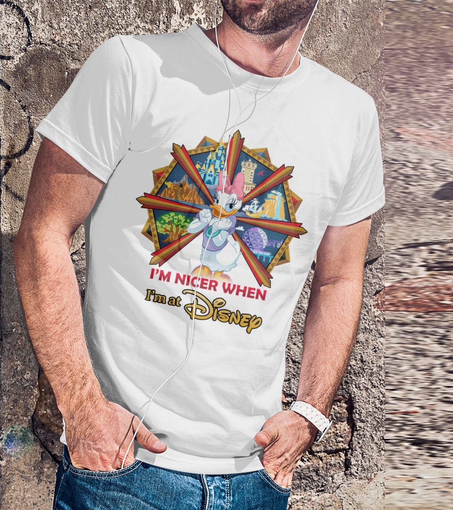I'm Nicer When I'm At Disney Daisy Duck T-Shirt