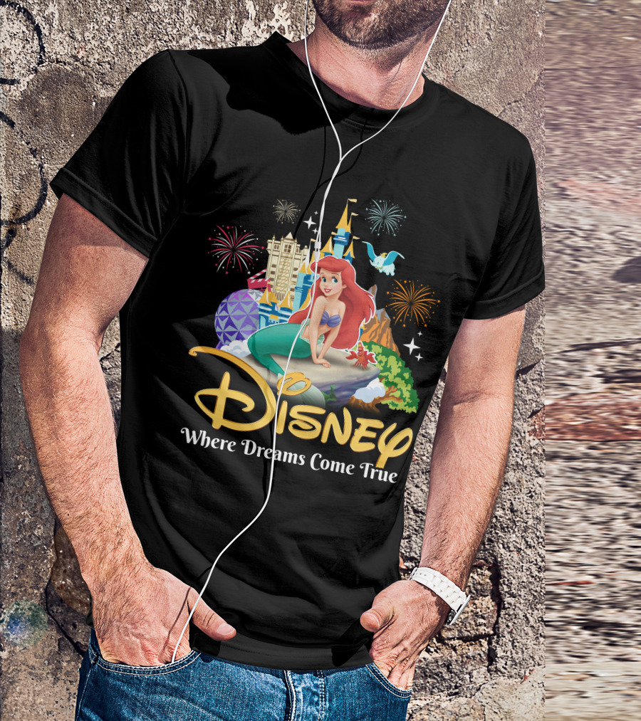 Disney Ariel Where Dreams Come True T-Shirt