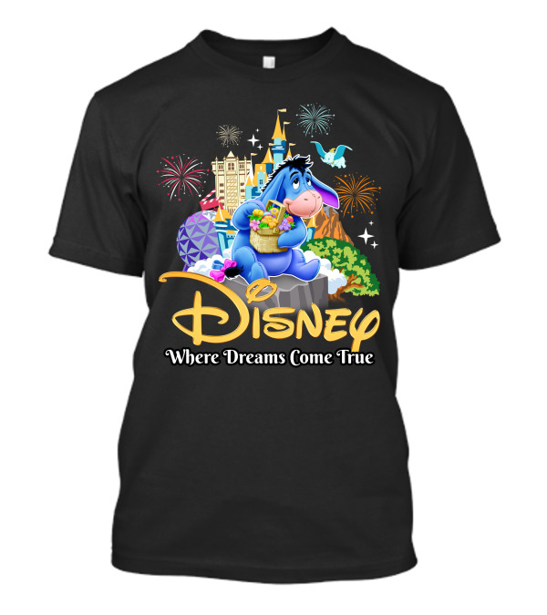 Disney Eeyore Where Dreams Come True Wonderland T-Shirt