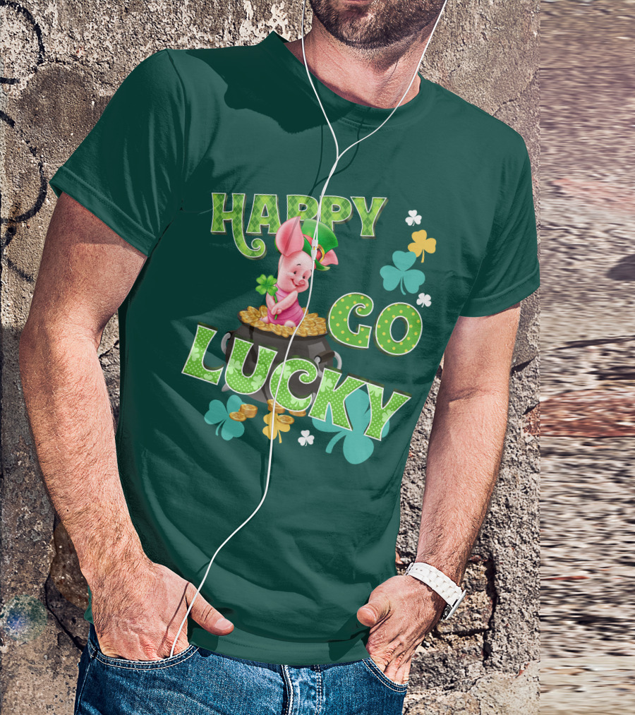 Happy Go Lucky Piglet T-Shirt