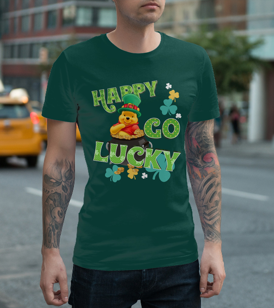 Happy Go Lucky Pooh T-Shirt
