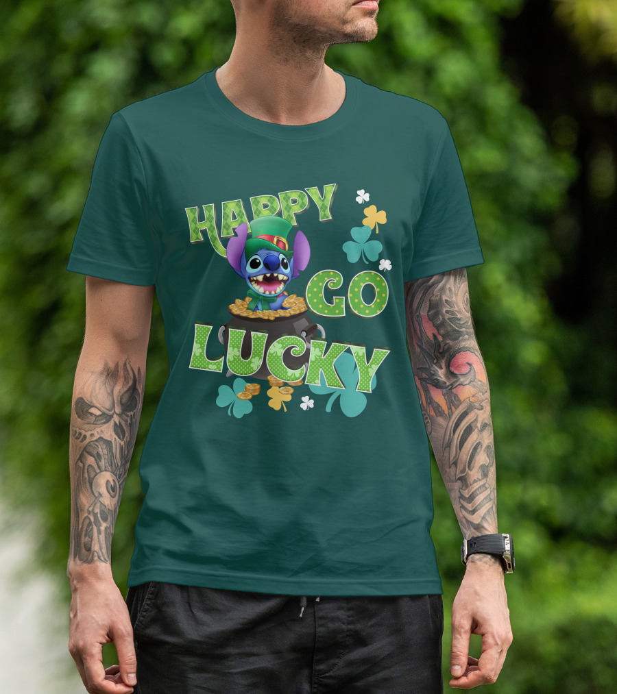 Happy Go Lucky Stitch T-Shirt