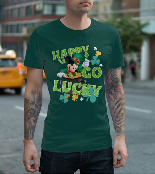 Happy Go Lucky Mickey T-Shirt