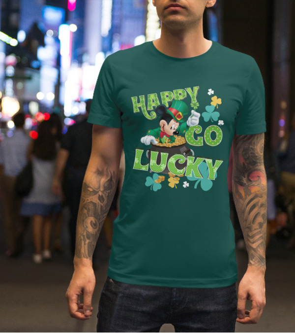 Happy Go Lucky Mickey T-Shirt