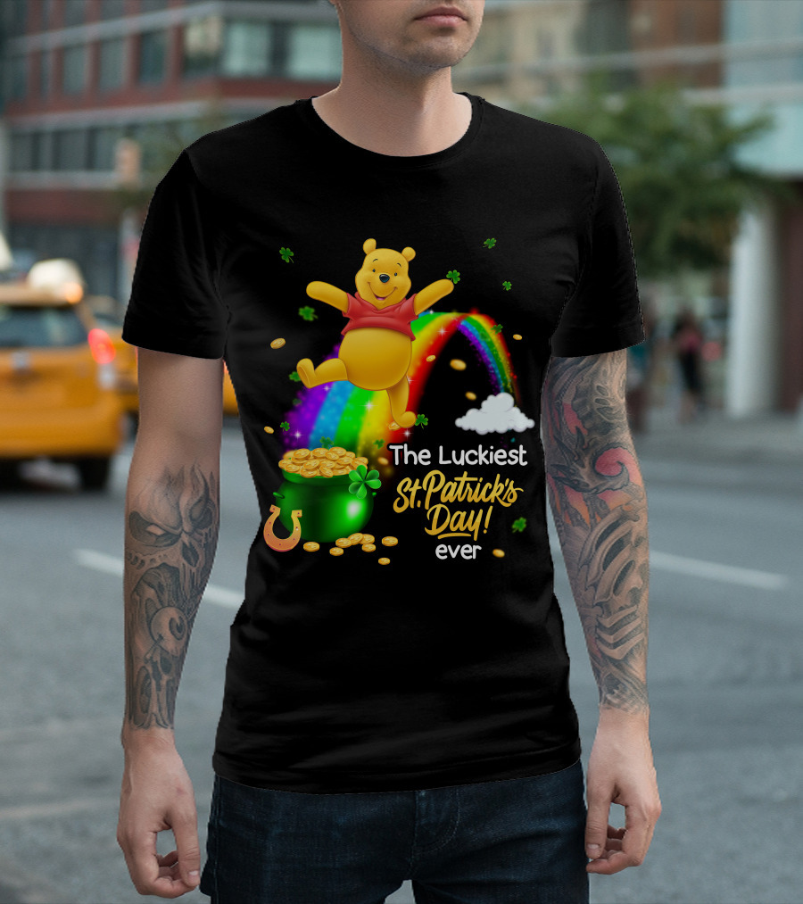 The Luckiest St. Patrick's Day Ever Pooh T-Shirt