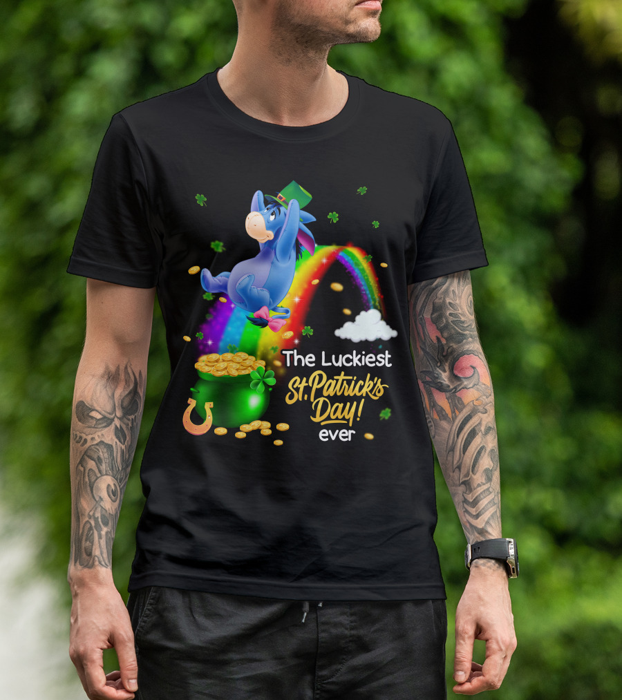 Eeyore The Luckiest St. Patrick's Day Ever T-Shirt