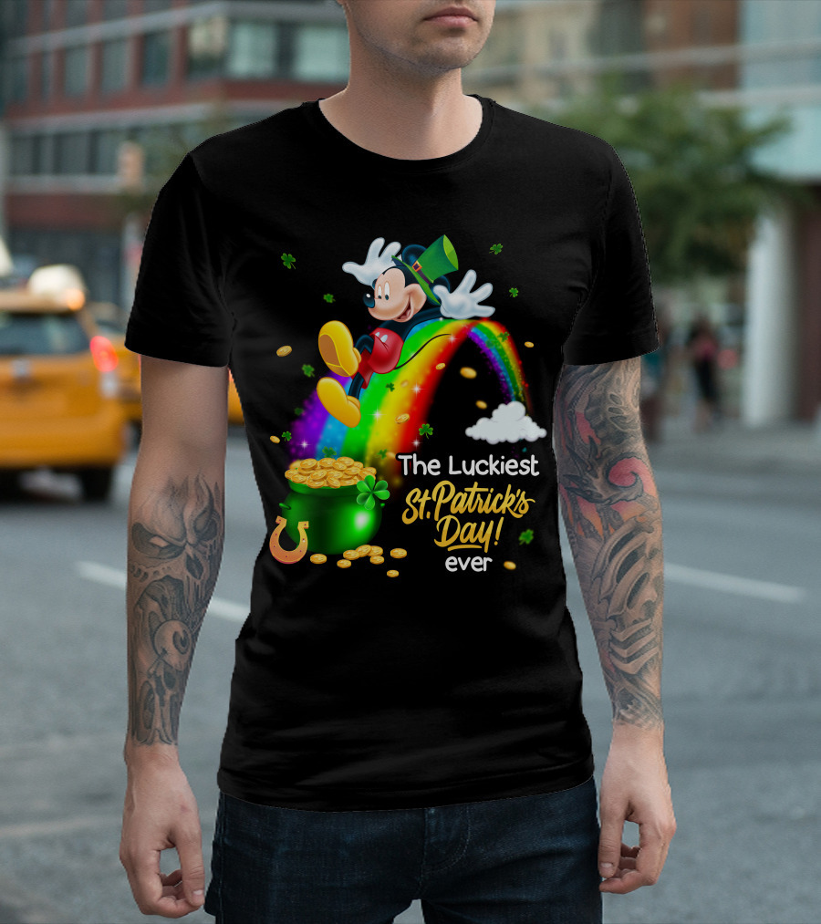 Mickey The Luckiest St. Patrick's Day Ever T-Shirt