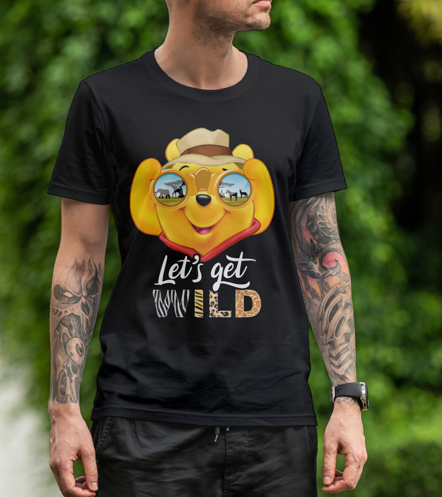 Let's Get Wild Pooh Safari Adventure T-Shirt