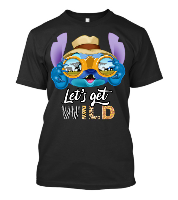 Stitch Let's Get Wild Safari Adventure T-Shirt