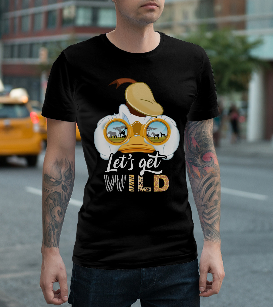 Let's Get Wild Donald Duck Safari Adventure T-Shirt